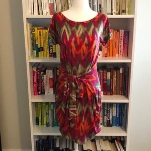 Michael Kors short sleeve print design dress
